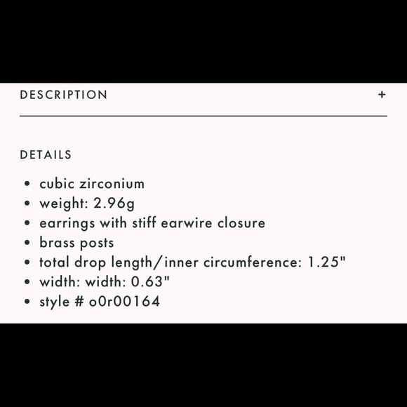 NWT Kate Spade Pave Whale Tails Drop Earri… - Picture 5 of 5